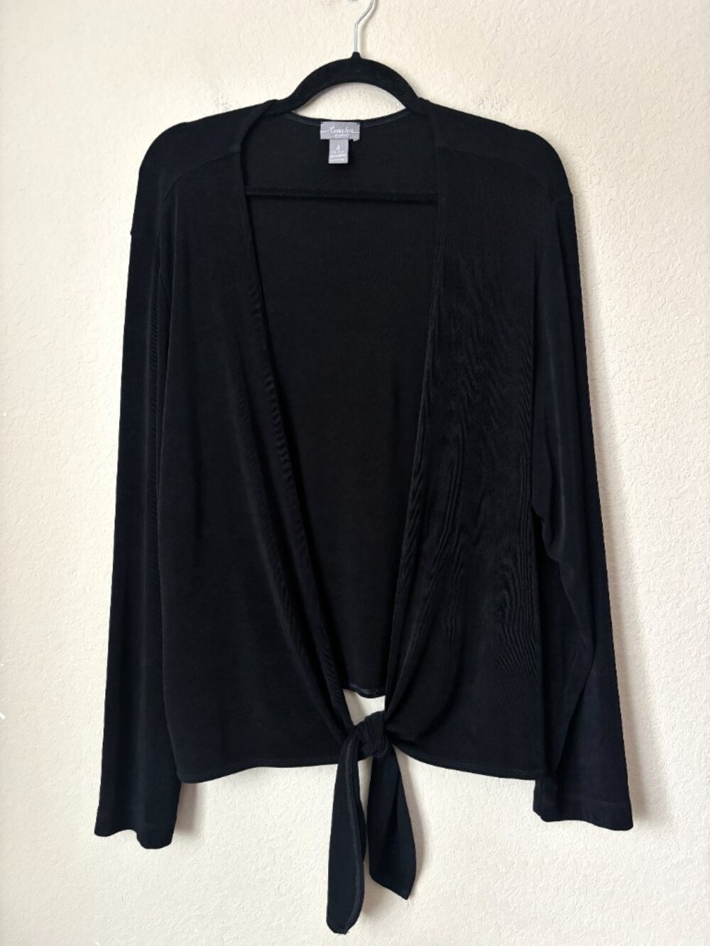 Traveler's by Chico's XXL Tie Front Cardigan Lightweight Layering Jacket